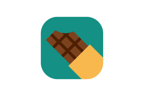 Download Chocolate Brown Green Vector Apps Icon - Chocolate brown Collection