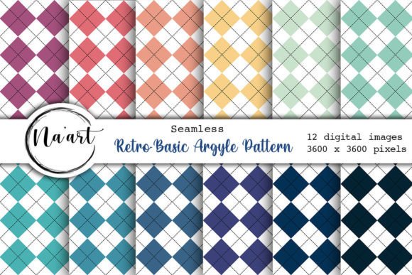 Download Retro-Basic Argyle Pattern - Argyle pattern Collection