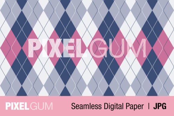 Download Seamless Navy &amp; Pink Argyle Pattern - Argyle pattern Collection