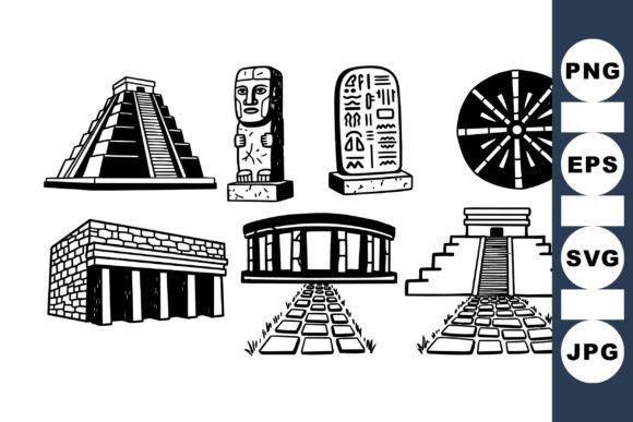 Download Ancient Civilization Landmark Set - Civilization Collection