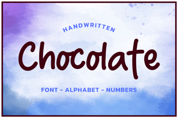 Download Chocolate Brown Font Aplhabet - Chocolate brown Collection