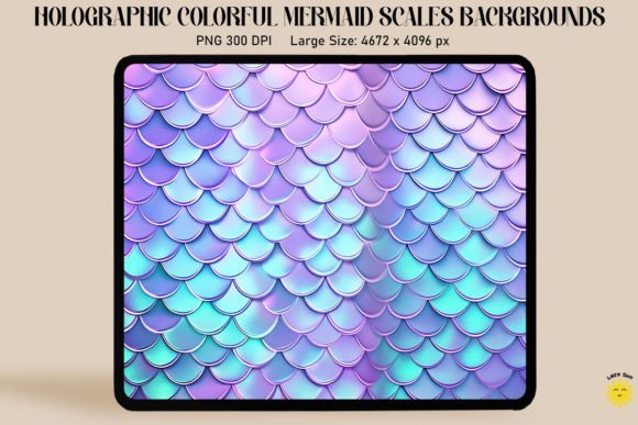 Download Holographic Mermaid Scales Background - Mermaid scales background Collection